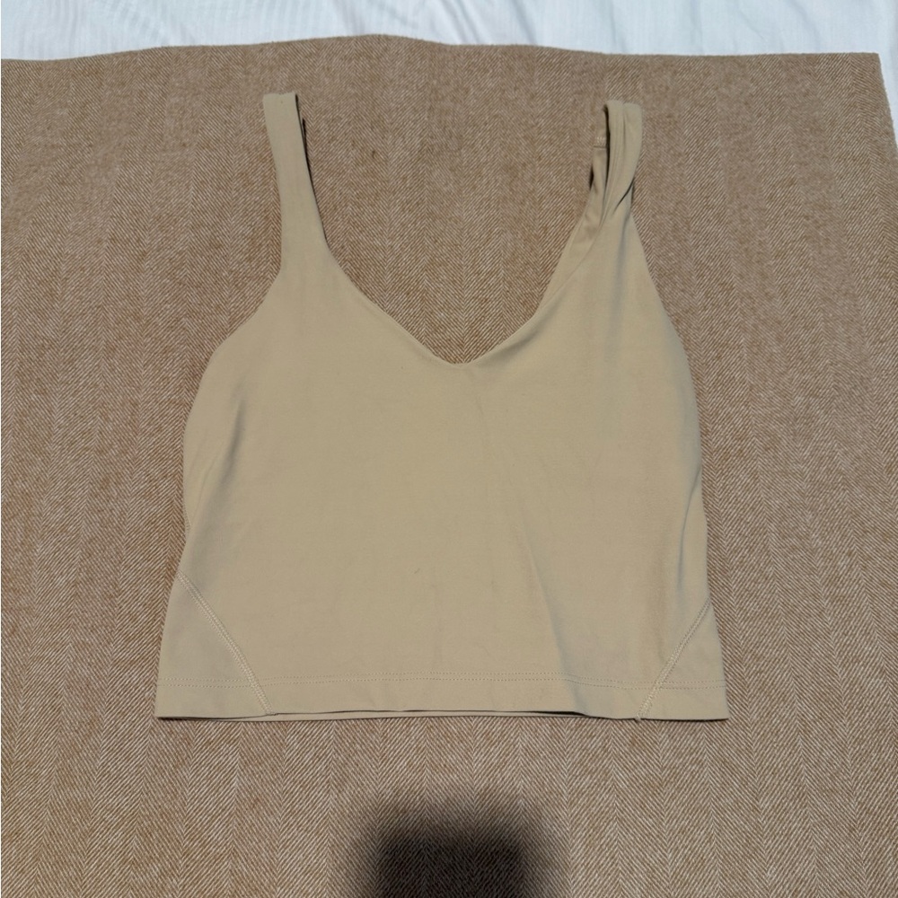 Lululemon Athletica Beige Tank Top